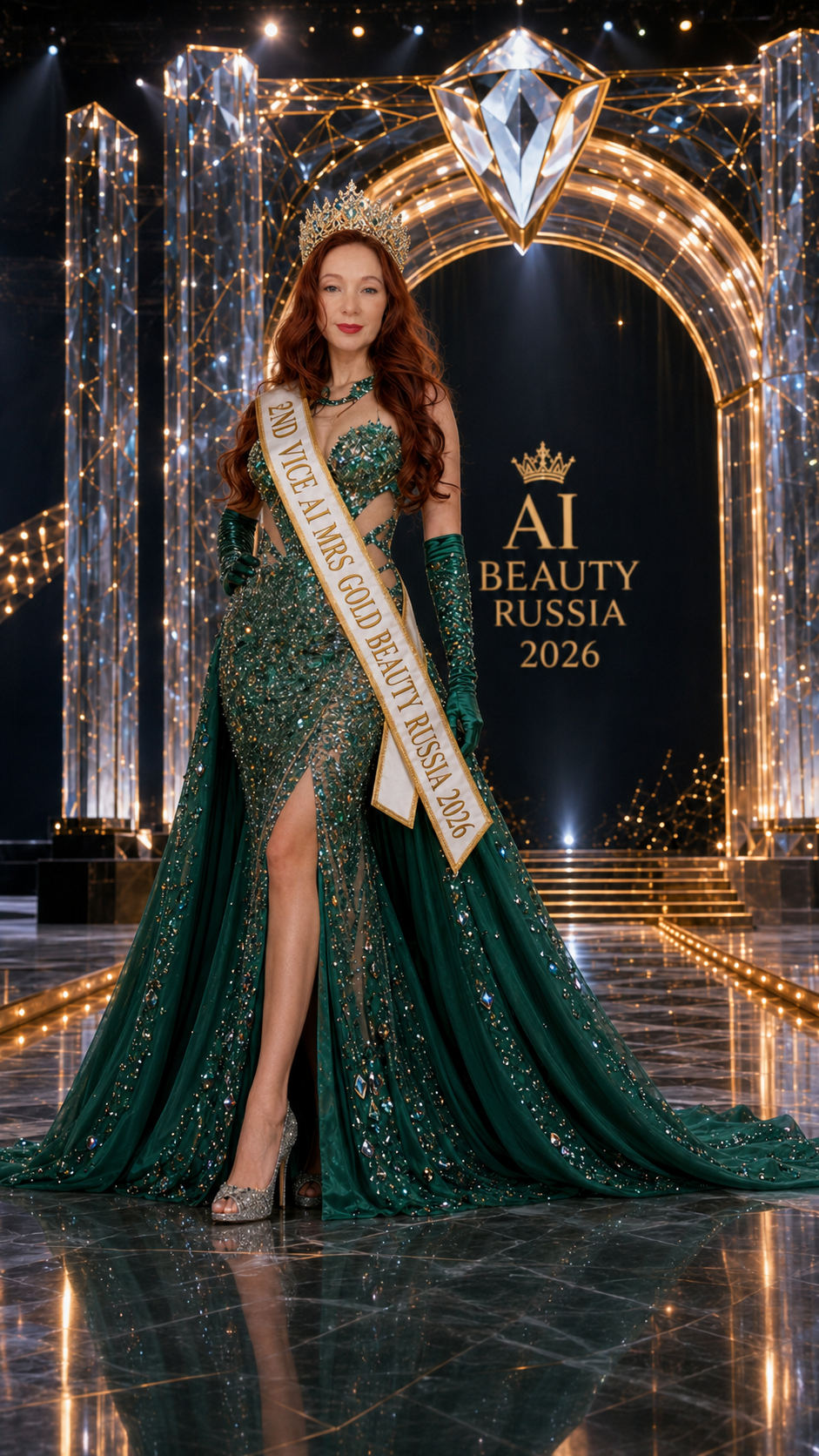 Марина Поварницына — 2ND VICE AI MRS GOLD BEAUTY RUSSIA 2026