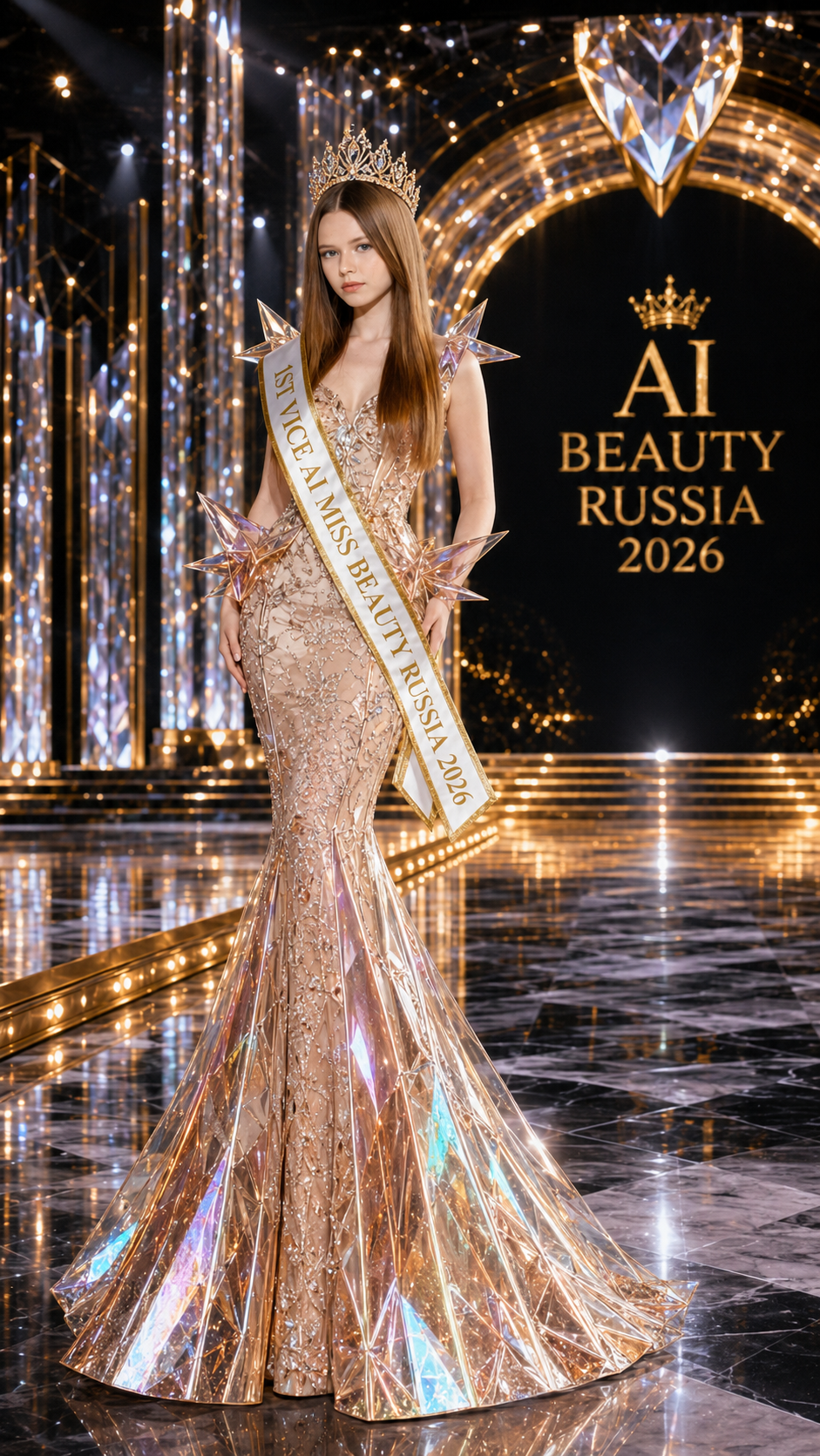 Алёна Щербинина — 1ST VICE AI MISS BEAUTY RUSSIA 2026